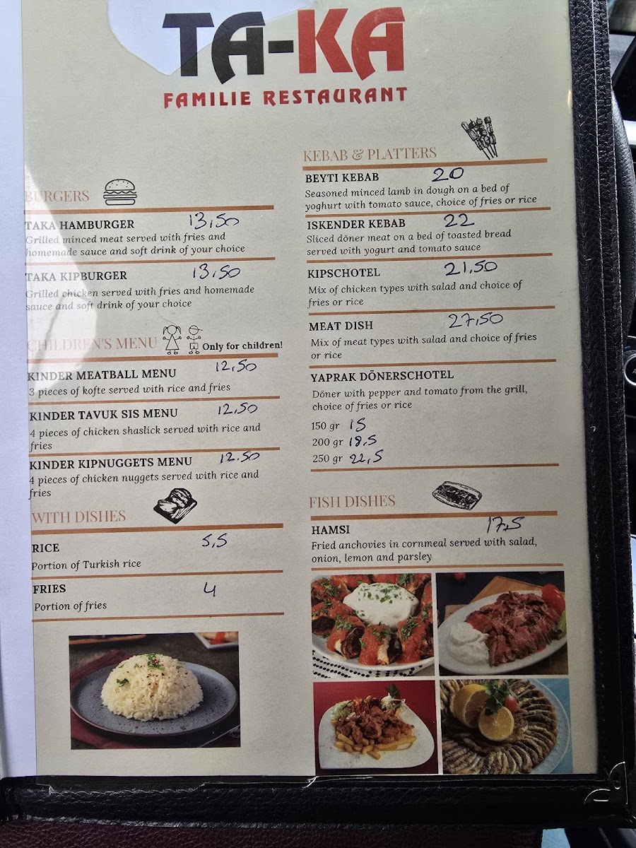 Menu Ta-Ka Familie Restaurant-1