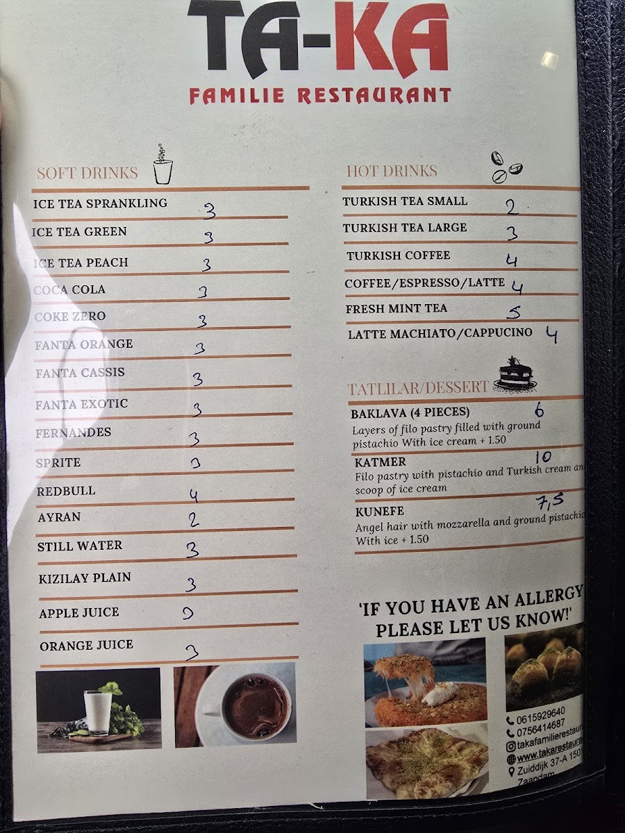 Menu Ta-Ka Familie Restaurant-4