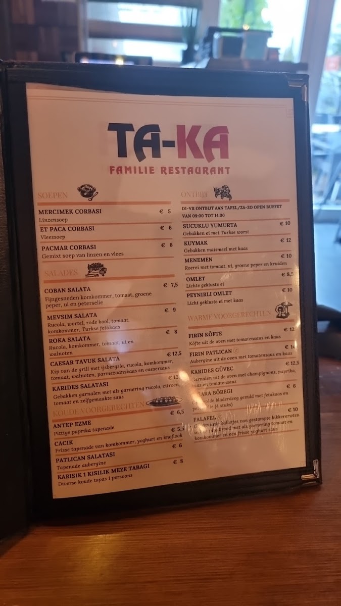 Menu Ta-Ka Familie Restaurant-8